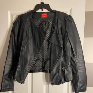 Fake leather jacket